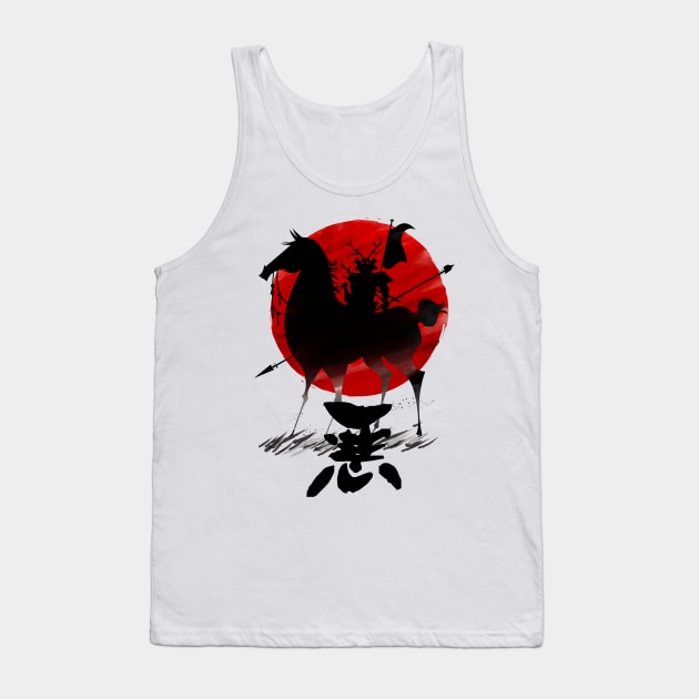 Evil Shadow Warrior Tank Top by demonigote